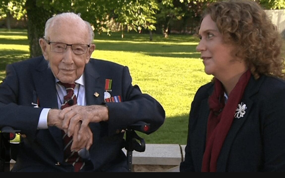 Captain Tom Moore 'overawed' by knighthood for NHS fundraising