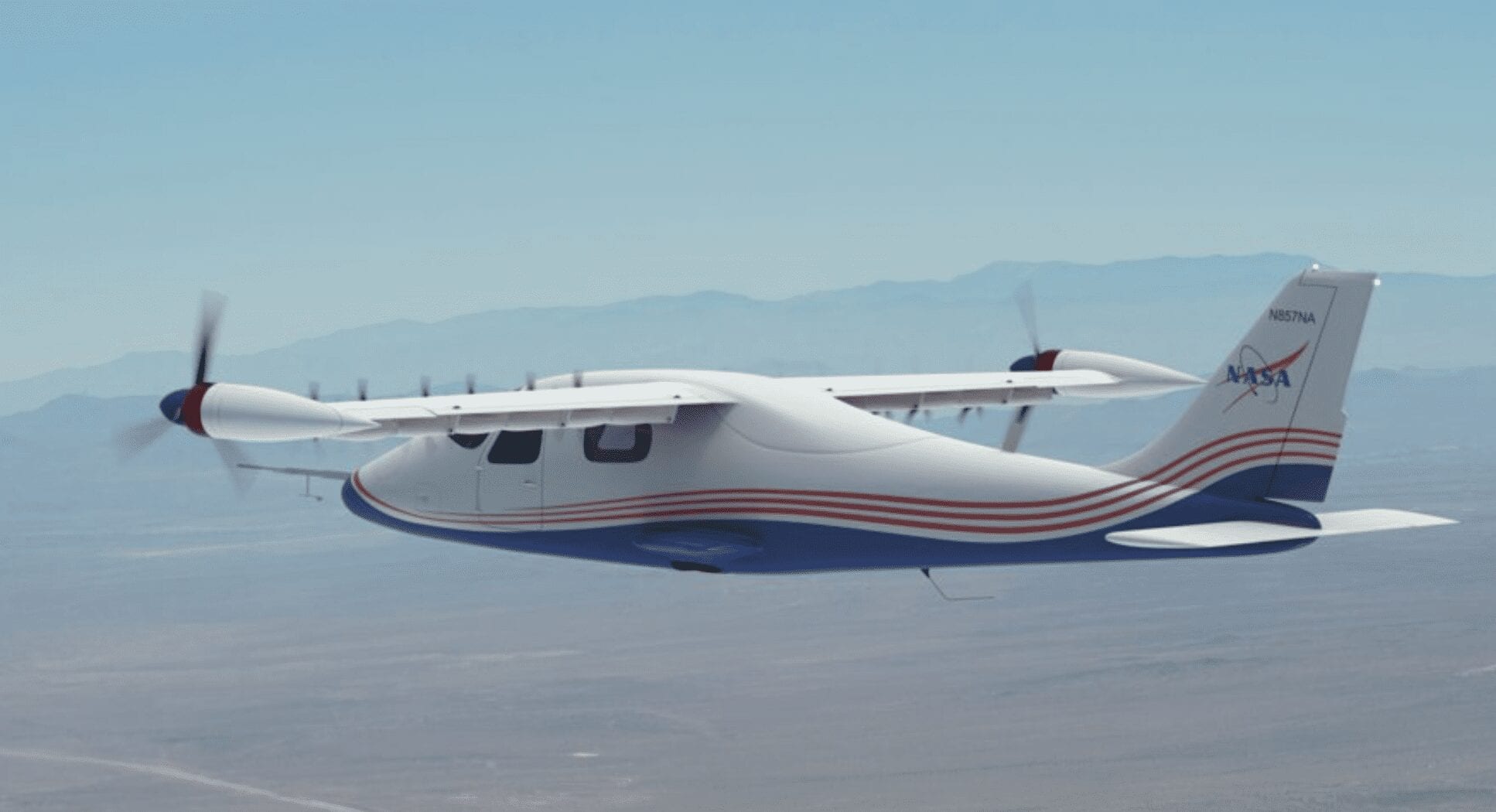 First All Electric X-57 Maxwell Plane More Efficient, Quieter and More Environmentally Friendly